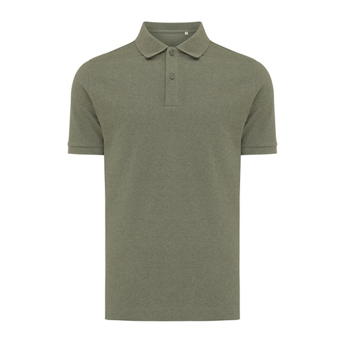 verde chiné IQONIQ Yosemite Polo Piqué Unisex Algodón Reciclado