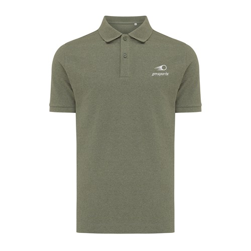 verde chiné IQONIQ Yosemite Polo Piqué Unisex Algodón Reciclado