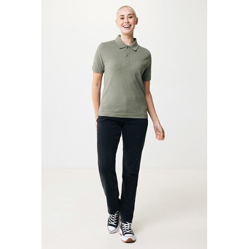 verde chiné IQONIQ Yosemite Polo Piqué Unisex Algodón Reciclado