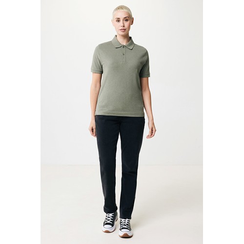 verde chiné IQONIQ Yosemite Polo Piqué Unisex Algodón Reciclado