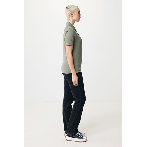 verde chiné IQONIQ Yosemite Polo Piqué Unisex Algodón Reciclado