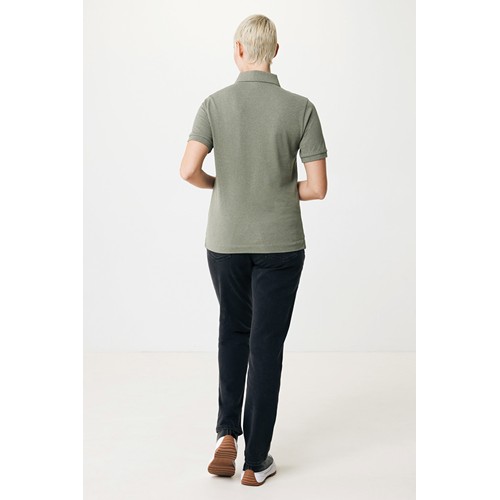 verde chiné IQONIQ Yosemite Polo Piqué Unisex Algodón Reciclado
