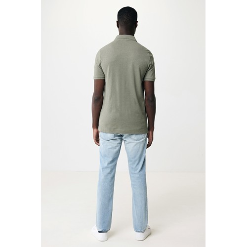 verde chiné IQONIQ Yosemite Polo Piqué Unisex Algodón Reciclado