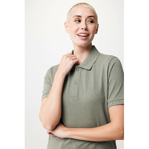 verde chiné IQONIQ Yosemite Polo Piqué Unisex Algodón Reciclado