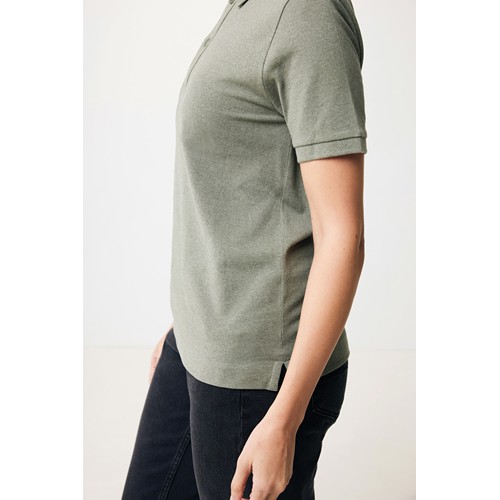 verde chiné IQONIQ Yosemite Polo Piqué Unisex Algodón Reciclado