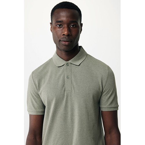 verde chiné IQONIQ Yosemite Polo Piqué Unisex Algodón Reciclado