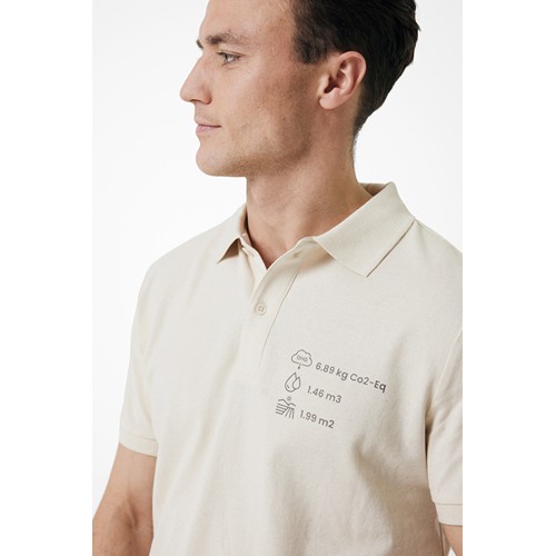 natural IQONIQ Yosemite Polo Piqué Unisex Algodón Reciclado