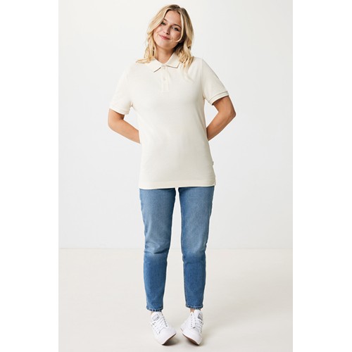 natural IQONIQ Yosemite Polo Piqué Unisex Algodón Reciclado