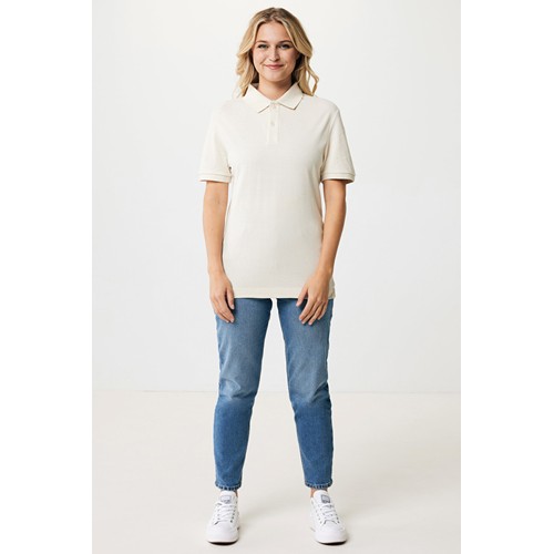 natural IQONIQ Yosemite Polo Piqué Unisex Algodón Reciclado