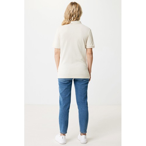 natural IQONIQ Yosemite Polo Piqué Unisex Algodón Reciclado