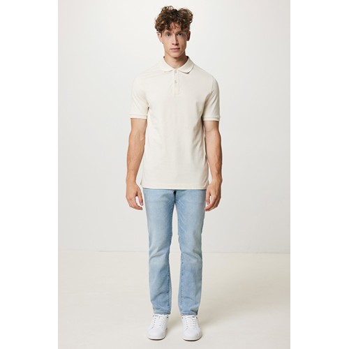 natural IQONIQ Yosemite Polo Piqué Unisex Algodón Reciclado