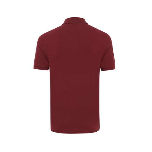burdeos IQONIQ Yosemite Polo Pique Unisex Algodón Reciclado
