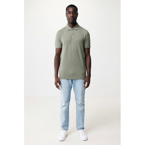 verde chiné Polo IQONIQ Yosemite de algodón reciclado