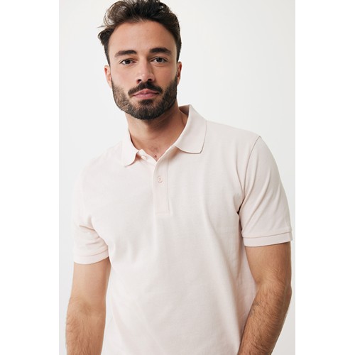 pink IQONIQ Yosemite Polo Piqué Unisex Algodón Reciclado