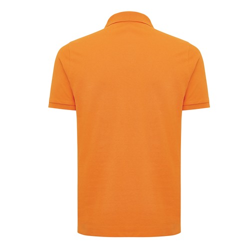 orange IQONIQ Yosemite Polo Piqué Unisex Algodón Reciclado