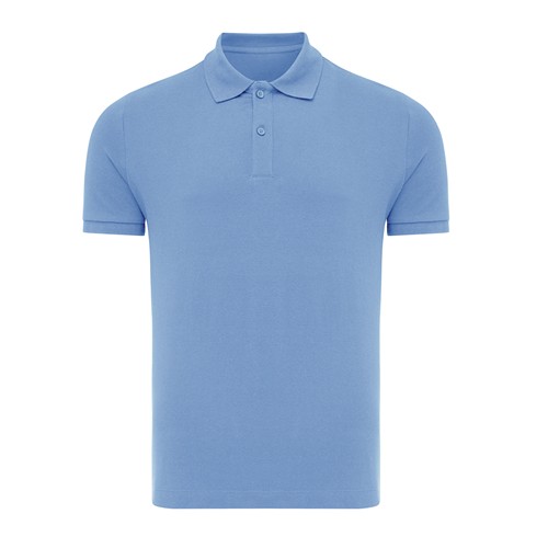 azul pato IQONIQ Yosemite Polo Piqué Unisex Algodón Reciclado