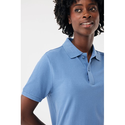 azul pato IQONIQ Yosemite Polo Piqué Unisex Algodón Reciclado