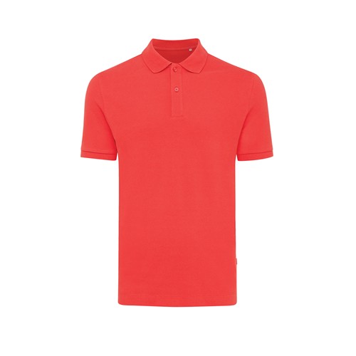 rojo claro IQONIQ Yosemite Polo Pique Unisex Algodón Reciclado