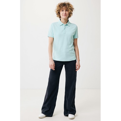 verde menta IQONIQ Yosemite Polo Piqué Unisex Algodón Reciclado