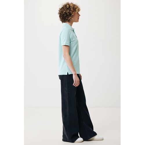 verde menta IQONIQ Yosemite Polo Piqué Unisex Algodón Reciclado