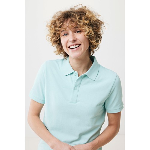 verde menta IQONIQ Yosemite Polo Piqué Unisex Algodón Reciclado