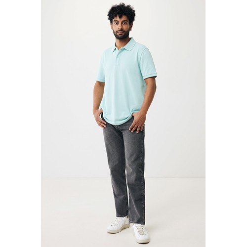 verde menta IQONIQ Yosemite Polo Piqué Unisex Algodón Reciclado