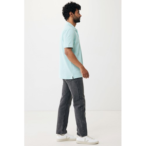 verde menta IQONIQ Yosemite Polo Piqué Unisex Algodón Reciclado