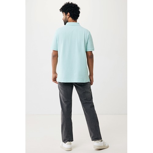 verde menta IQONIQ Yosemite Polo Piqué Unisex Algodón Reciclado