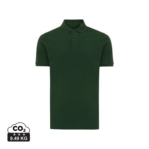 verde bosque IQONIQ Yosemite Polo Pique Unisex Algodón Reciclado