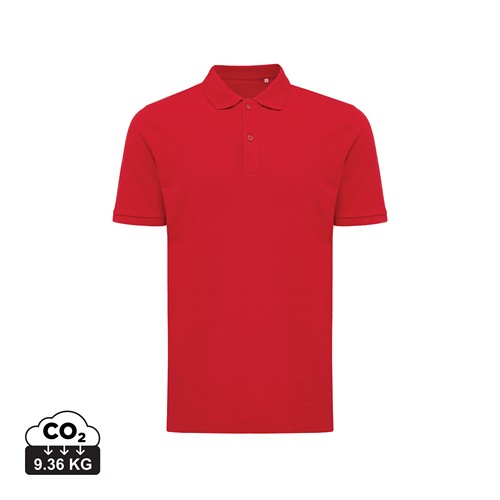 red IQONIQ Yosemite Polo Pique Unisex Algodón Reciclado