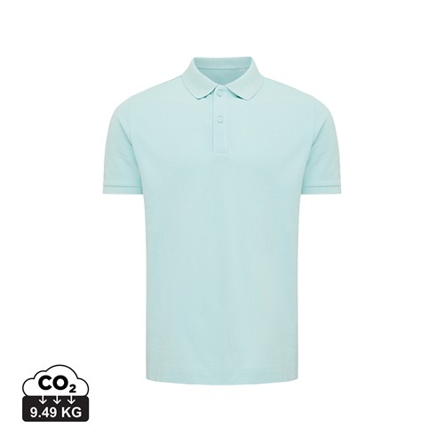verde menta IQONIQ Yosemite Polo Pique Unisex Algodón Reciclado
