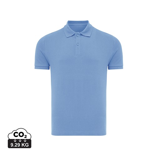 azul pato IQONIQ Yosemite Polo Piqué Unisex Algodón Reciclado