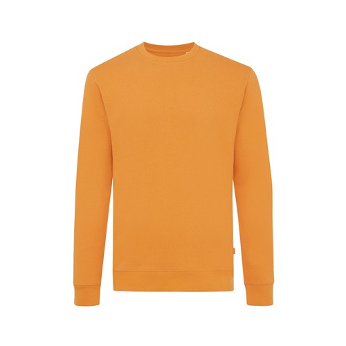 naranja sunset IQONIQ Zion Sudadera Cuello Redondo Mid Weight Algodón Reci