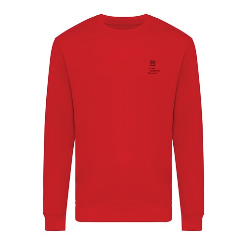 red IQONIQ Zion Sudadera Cuello Redondo Mid Weight Algodón Reci