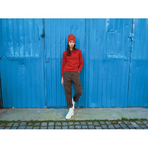 red IQONIQ Zion Sudadera Cuello Redondo Mid Weight Algodón Reci