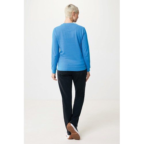 azul claro IQONIQ Zion Sudadera Cuello Redondo Mid Weight Algodón Reci