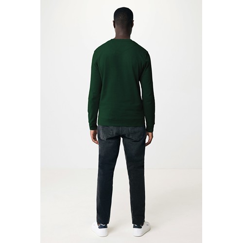 verde bosque IQONIQ Zion Sudadera Cuello Redondo Mid Weight Algodón Reci