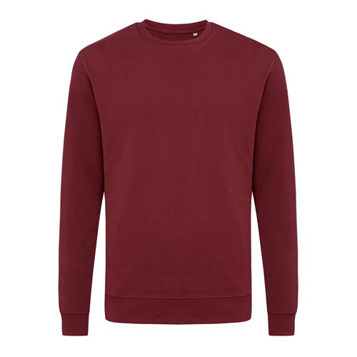 burdeos IQONIQ Zion Sudadera Cuello Redondo Mid Weight Algodón Reci