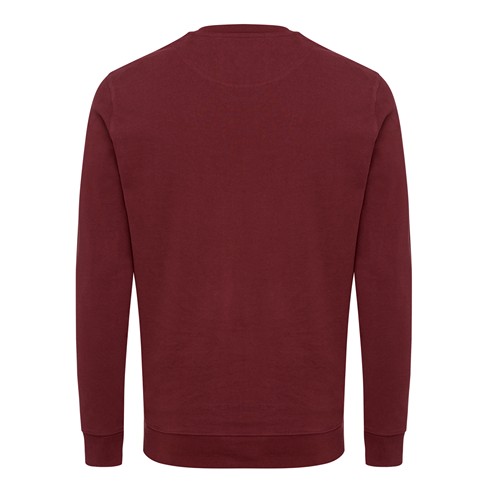 burdeos IQONIQ Zion Sudadera Cuello Redondo Mid Weight Algodón Reci