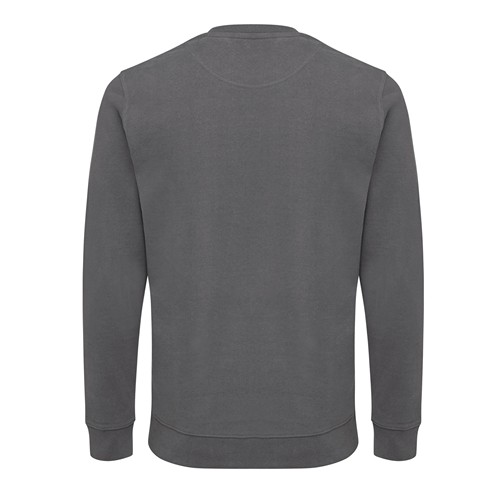 antracita IQONIQ Zion Sudadera Cuello Redondo Mid Weight Algodón Reci