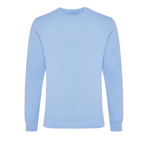azul celeste IQONIQ Zion Sudadera Cuello Redondo Mid Weight Algodón Reci
