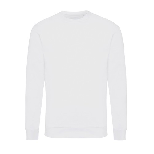 white IQONIQ Zion Sudadera Cuello Redondo Mid Weight Algodón Reci