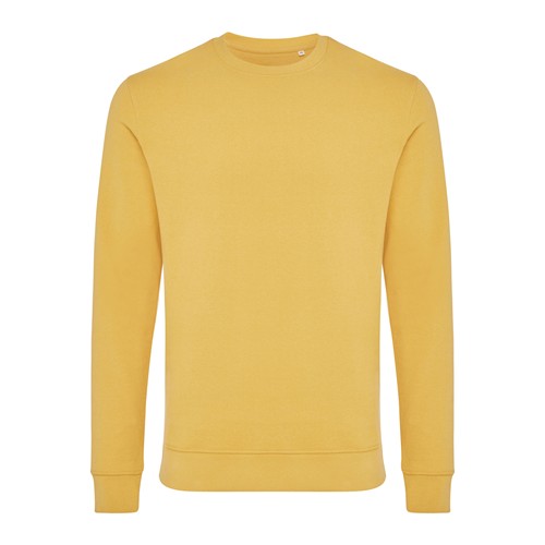 ocre IQONIQ Zion Sudadera Cuello Redondo Mid Weight Algodón Reci