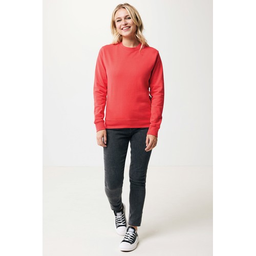 rojo claro Suéter Zion cuello redondo algodón reciclado IQONIQ