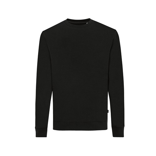 black IQONIQ Zion Sudadera Cuello Redondo Mid Weight Algodón Reci