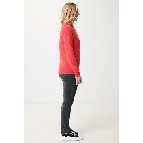 rojo claro Suéter Zion cuello redondo algodón reciclado IQONIQ