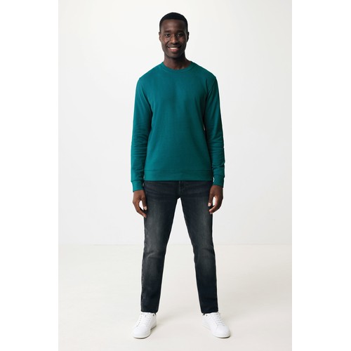 verdigris Suéter Zion cuello redondo algodón reciclado IQONIQ