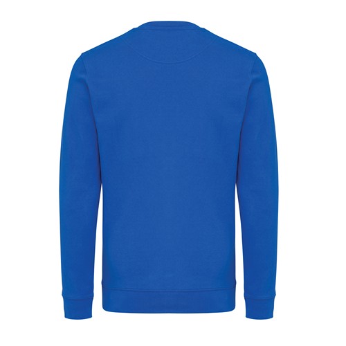 azulón IQONIQ Zion Sudadera Cuello Redondo Mid Weight Algodón Reci