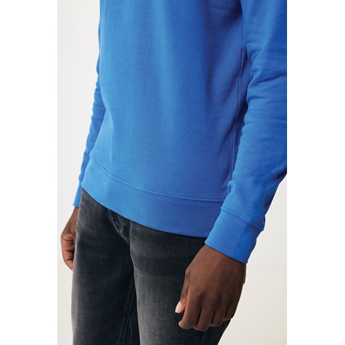 azulón IQONIQ Zion Sudadera Cuello Redondo Mid Weight Algodón Reci