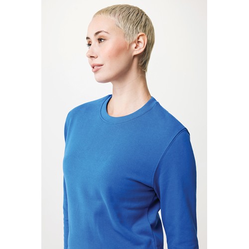 azulón IQONIQ Zion Sudadera Cuello Redondo Mid Weight Algodón Reci